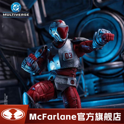 【现货】麦克法兰mcfarlane正义联盟 火箭红 7寸可动手办