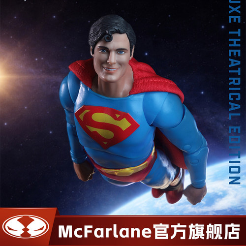 【现货】麦克法兰mcfarlane DC 里夫超人 1978  1/10可动手办