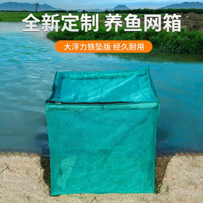 养鱼箱网养殖网专用养箱鱼苗小渔网防逃网网兜黄鳝虾鳝鱼定制存鱼