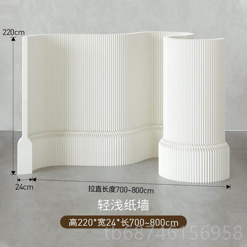 正品十八纸琴纸墙高抗污防水可伸风缩公室玄关用轻型屏风分隔办板