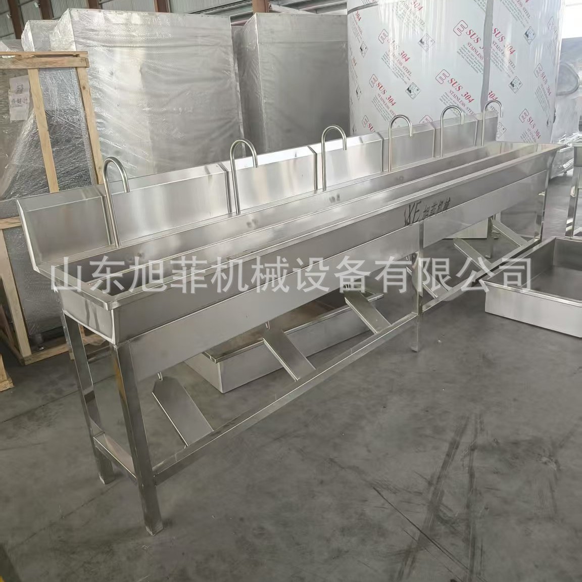 脚踏式洗手水池 消毒洗手槽 自动感应洗手池 304不锈钢