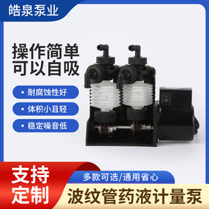 厂家直供2DZ-2XU2波纹管计量补液泵工业机械计量泵扩机泵淋膜机泵