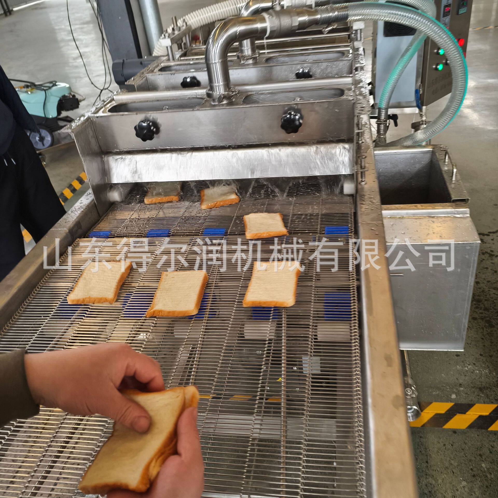 600型奶香片淋浆机 奶酪条上浆机 加热保温奶油黄油涂层 304材质