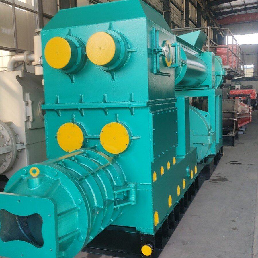 大型真空挤出机 全自动烧结粘土空心砖机 红砖粘土制砖生产线
