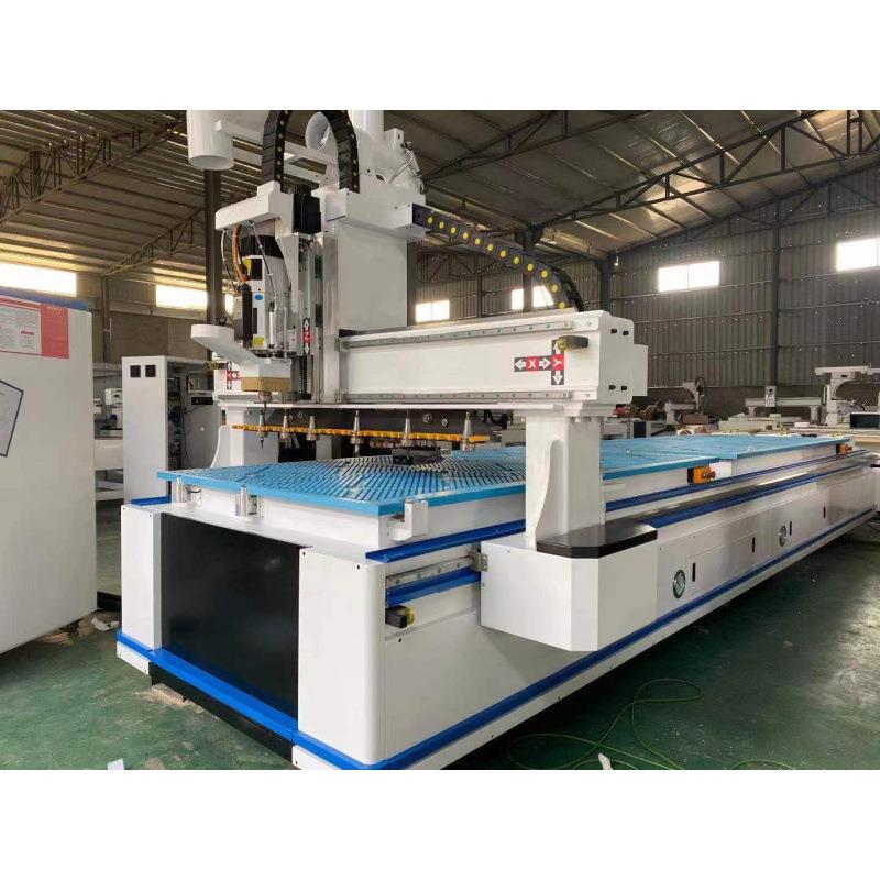 直排换刀开料机板式家具全自动数控加工中心隐形件橱柜门雕刻机