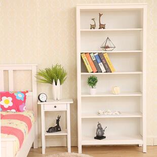 方佳宜书柜实木汉尼斯家用书架简约现代多层隔板高度可调节北欧风