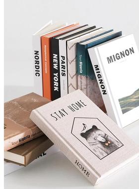 彷真书假书可翻页样板间售楼处展厅陈列拍摄道具21cm小号