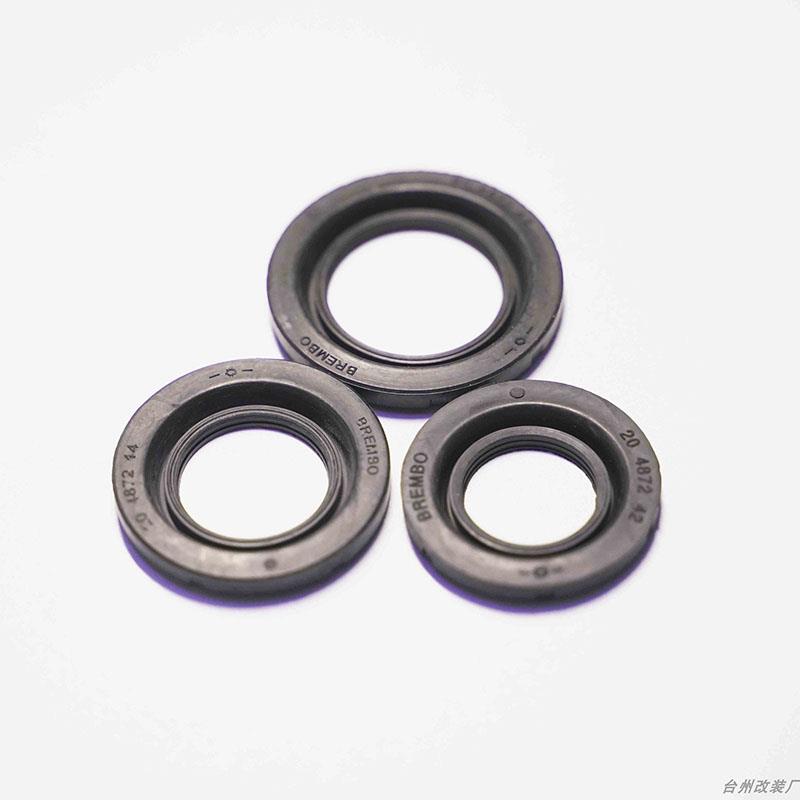 汽车改装煞车卡钳六活塞密封防尘圈AP卡钳套布雷博卡钳活塞防尘罩