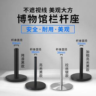 小型美术博物馆画 画廊展览厅穿绳隔离带立柱一米线 线栏杆座防护