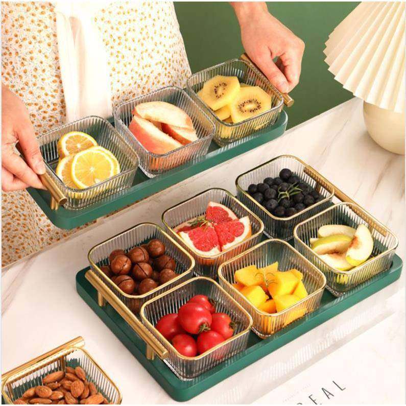 2025新款水果盘玻璃家用客厅茶几干果坚果盘点心小吃零食摆放盘子,家居饰品,果盘/果篓,淘宝优惠券,粉丝福利购,淘宝优惠卷