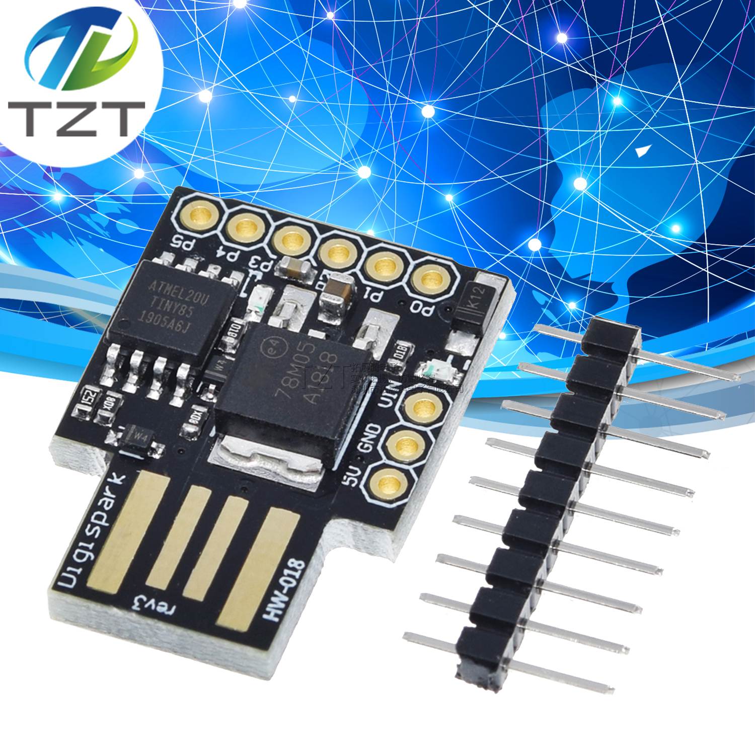 ATTINY85 Digispark kickstarter 微型 usb 开发板 兼容UNO R3