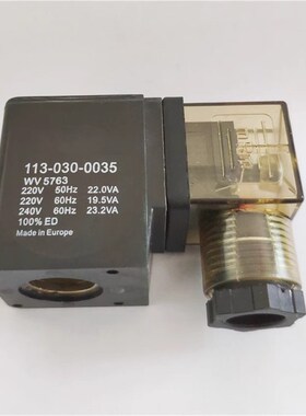 113-030-0035 WV5763 电磁阀线圈  AC220V