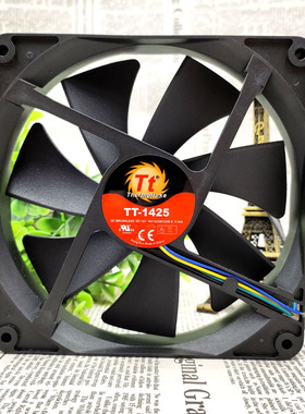 全新 TT-1425 14025 DC12V 0.34A 静音 机箱 14CM 电源散热风扇
