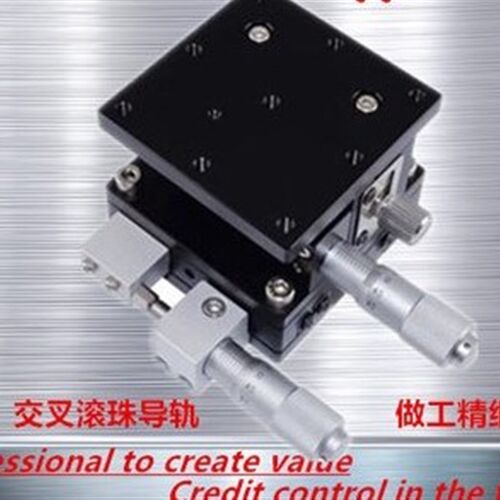 光学二维40*40 XZ轴滑台精密微调平台位移平台LE40-LM RM CM