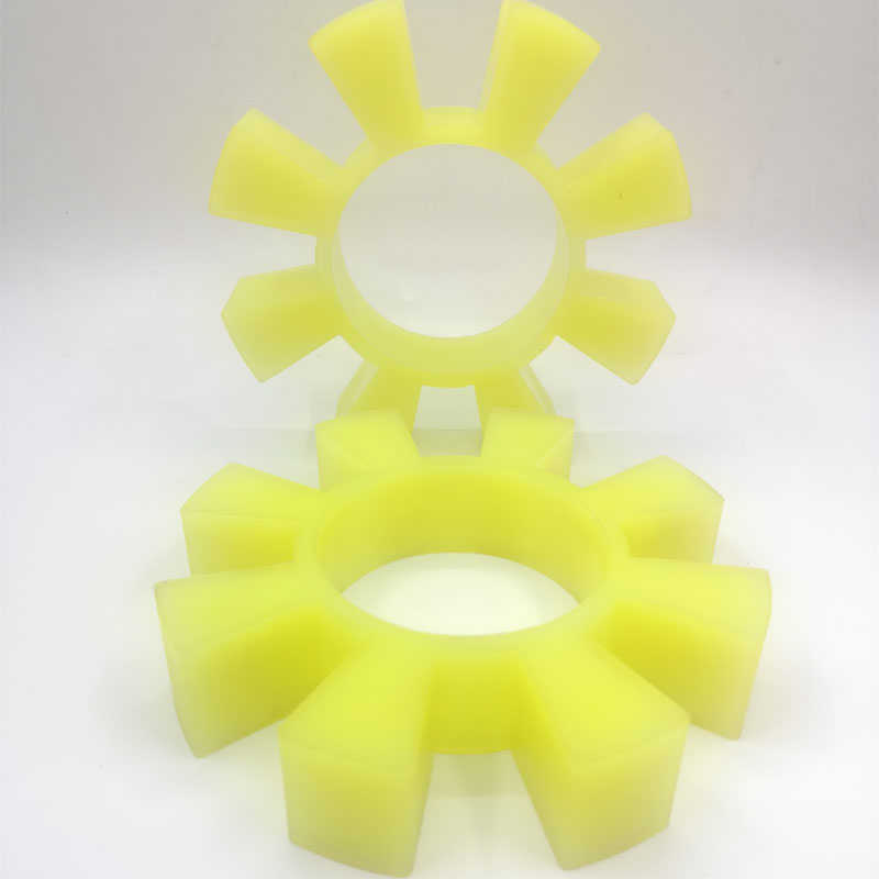 联轴器橡胶八角缓冲垫T154/170/195/200/210260聚氨酯L六角梅花垫