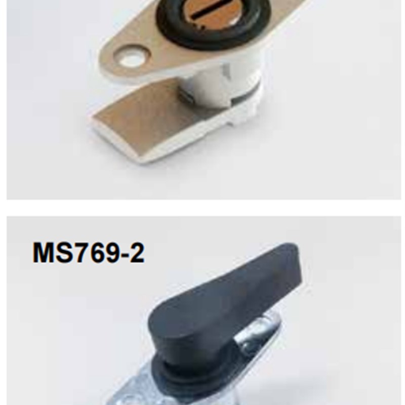 怀海柜门锁 机械门锁 通用设备门锁 简易门锁 圆柱锁MS769-1-2-3