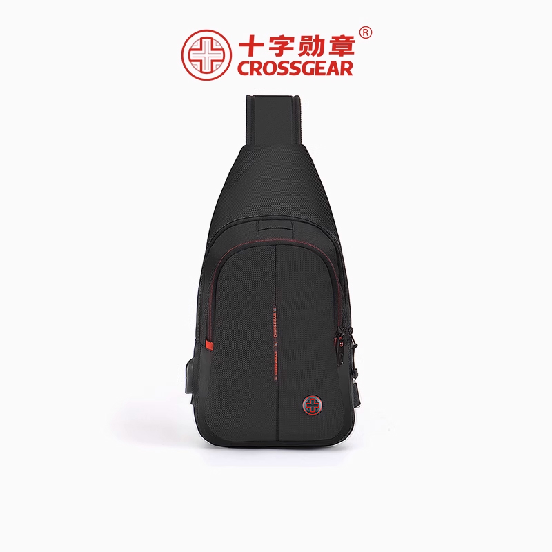 CROSSGEAR十字勋章瑞军士刀简约轻便运动斜挎单肩多功能胸前腰包