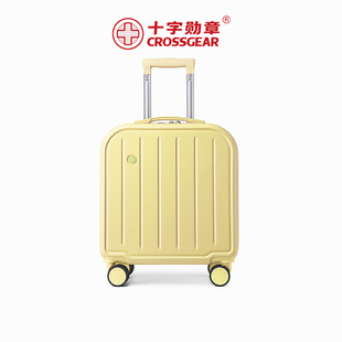 CROSSGEAR十字勋章瑞军士刀18英寸前置开口拉杆旅行李密码登机箱