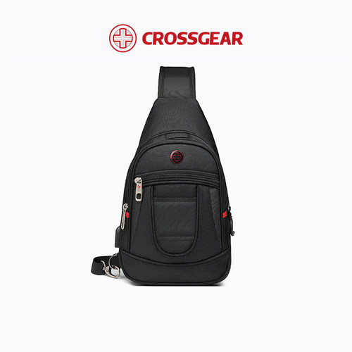 CROSSGEAR十字勋章瑞军士刀商务通勤旅游轻便斜挎多功能胸前腰包