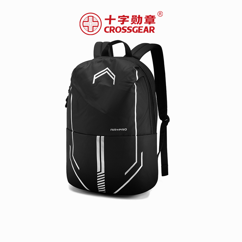 CROSSGEAR十字勋章瑞军士刀男气囊防震通勤笔记本电脑双肩书背包