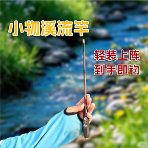 便携式钓虾竿小物钓鱼竿溪流竿高碳小手儿童迷你袖珍小鱼杆