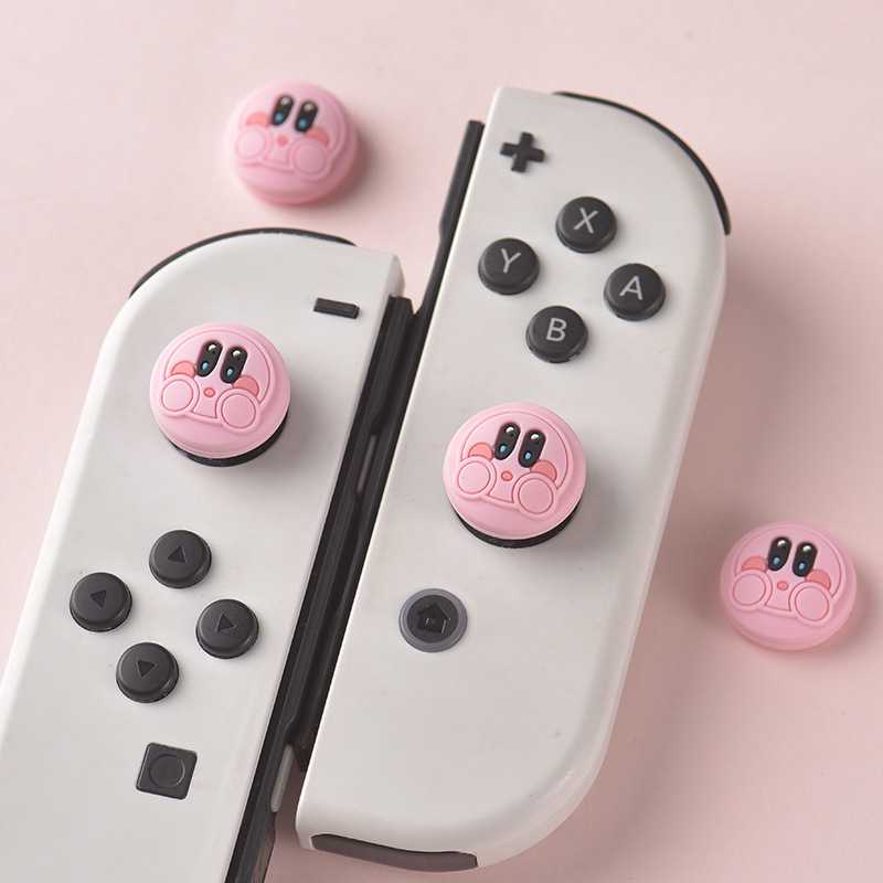 羿嘉 任天堂switchOLED摇杆帽switchJOY手柄保护套卡通图案硅胶套