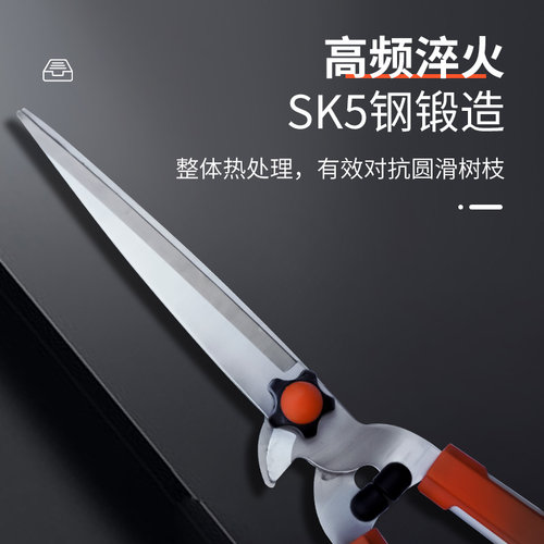 园艺剪家用草坪修剪花草剪修剪树枝绿篱剪工具粗枝园林大剪刀强力