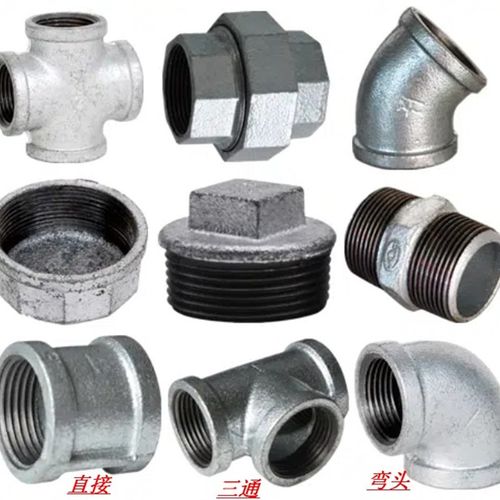 镀锌管 4分6分1寸双外丝镀锌管直接20 25 32加厚水管弯头直接配件