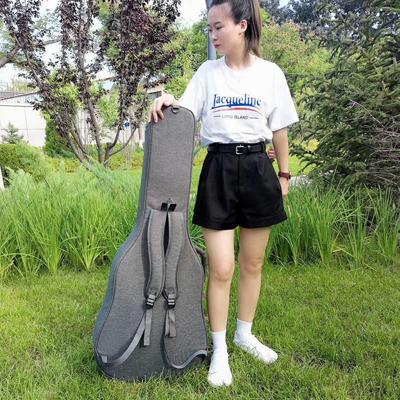 易普锋EJ200民谣吉他包 吉普森SJ200加厚双肩木吉他包42/43寸琴包