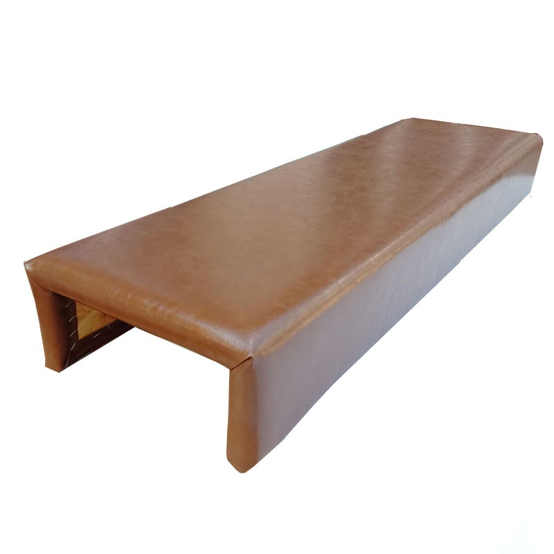 定制凹字形软包坐垫 U型皮革防撞软包玄关卡座软包坐垫