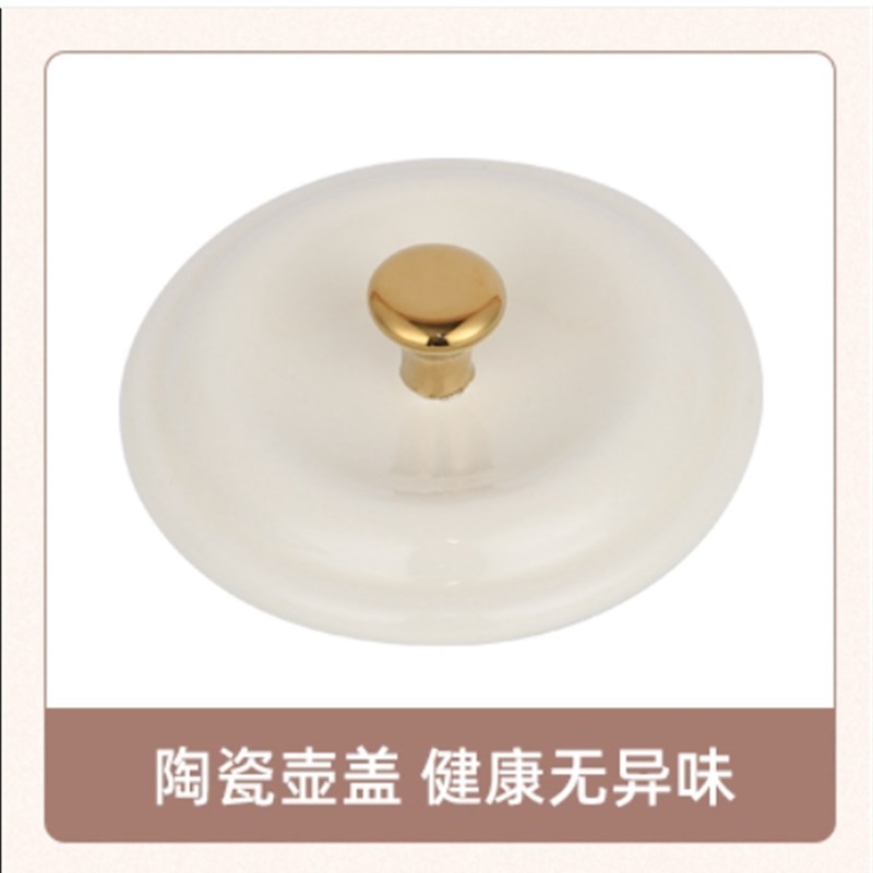 高硼硅陶瓷盖迷你养生壶小型养生杯煮水茶壶配件