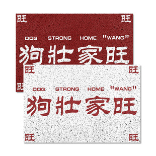 入户门地毯进门踩脚垫狗壮家旺门口除尘耐脏家用防滑垫玄关门垫子