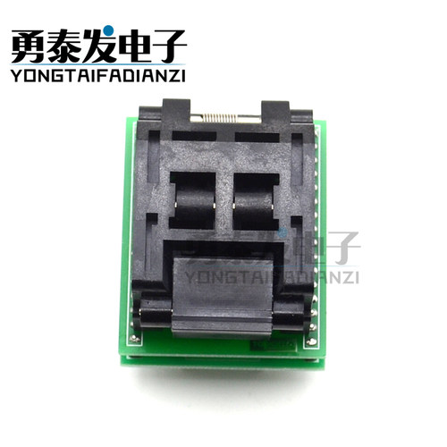 QFP32转DIP32 烧录座 TQFP32 FQFP32 0.8引脚间距 翻盖编程座