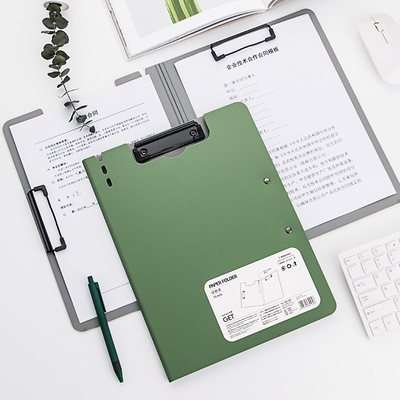 天色 双夹文件夹板夹文具a4夹板 多功能A3学生用大容量试卷收纳神