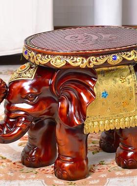 大象凳子门口换鞋凳镇宅招财家居饰品客厅高端落地摆件