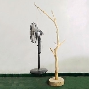 原木树干落地灯民宿古风装饰树杈客厅卧室床头吊灯造景树枝衣架灯