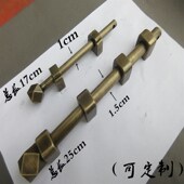 包邮 大门闩明装 花园门锁复古户外锁插 仿古木门纯铜门栓 插销中式