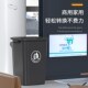 正方形无盖垃圾桶商用大容量餐饮户外厨余家用超大厨房方形大号