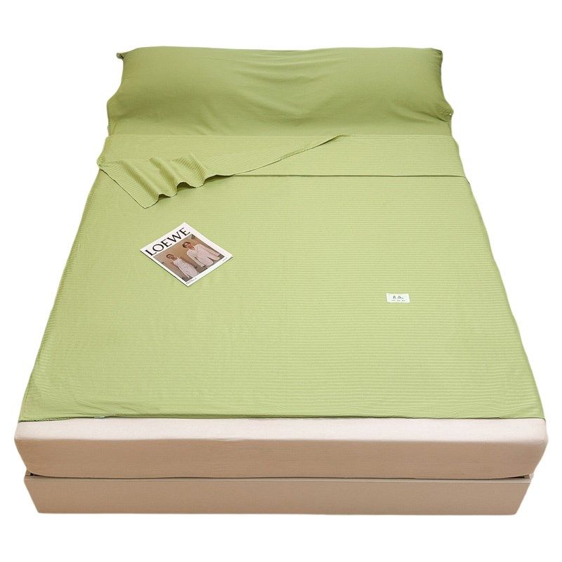 60S提花全棉旅行隔脏睡袋纯棉床单被罩旅游酒店出差便携式可拆分