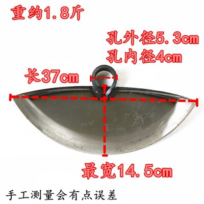 不锈钢铬钢锄头大号农用锄头长木柄翻地除草大锄头农具种菜种花锄