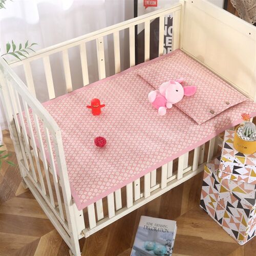 【高档】纯棉提花老粗布儿童宝宝凉席婴儿床席幼儿园夏季空调席