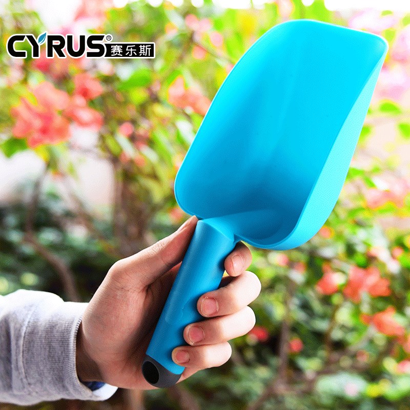 小铲子施肥铲PP窝斗园艺工具家用塑料猫砂铲农用饲料铲沙滩挖沙铲