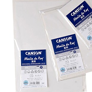 英国获多福水彩纸新莫朗纯棉浆手绘300g中粗纹理 半开2/4/8k