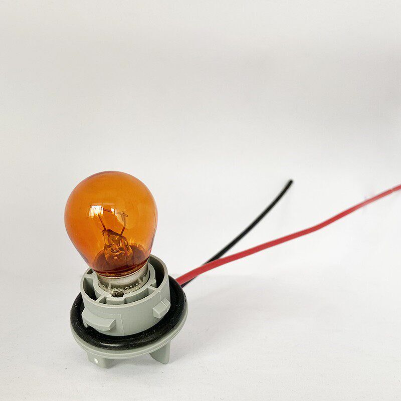 适用解放J6前转向灯泡前示宽灯行车灯泡插座灯座插头24VPY21WR10W