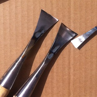 w003套三钢凿 木底座挖槽工具 雕刻刀  圆弧凿子 木工钢凿