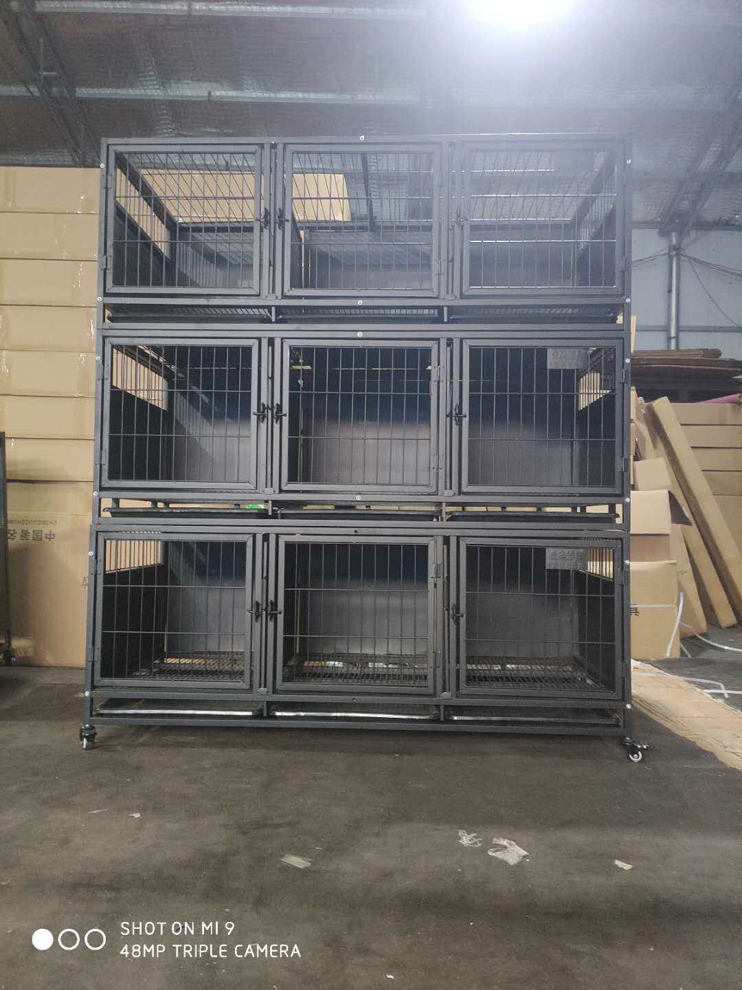 狗笼子 大型犬 中型犬 小型犬 狗狗寄养繁殖笼具宠物店笼子三层
