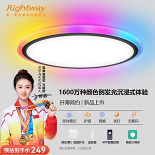 臥室燈led 睿特唯電競房吸頂燈炫彩rgb氛圍游戲房兒童房2025新款