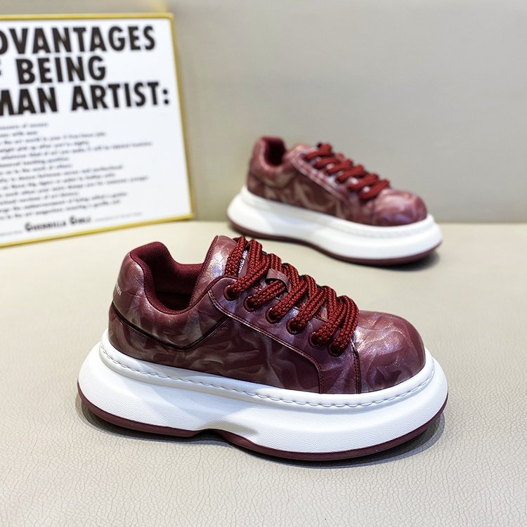 时尚休闲鞋2026春季新款百搭潮流设计感低帮男鞋休闲厚底增高板鞋,流行男鞋,老爹鞋,淘宝优惠券,粉丝福利购,淘宝优惠卷