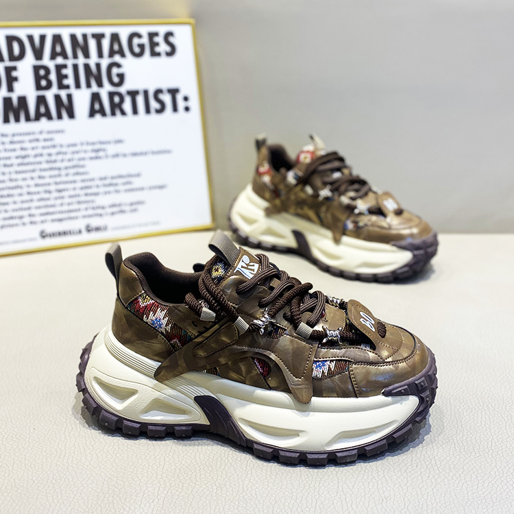 男士老爹鞋2026春季新款时尚厚底增高休闲运动鞋潮流百搭系带男鞋,流行男鞋,老爹鞋,淘宝优惠券,粉丝福利购,淘宝优惠卷