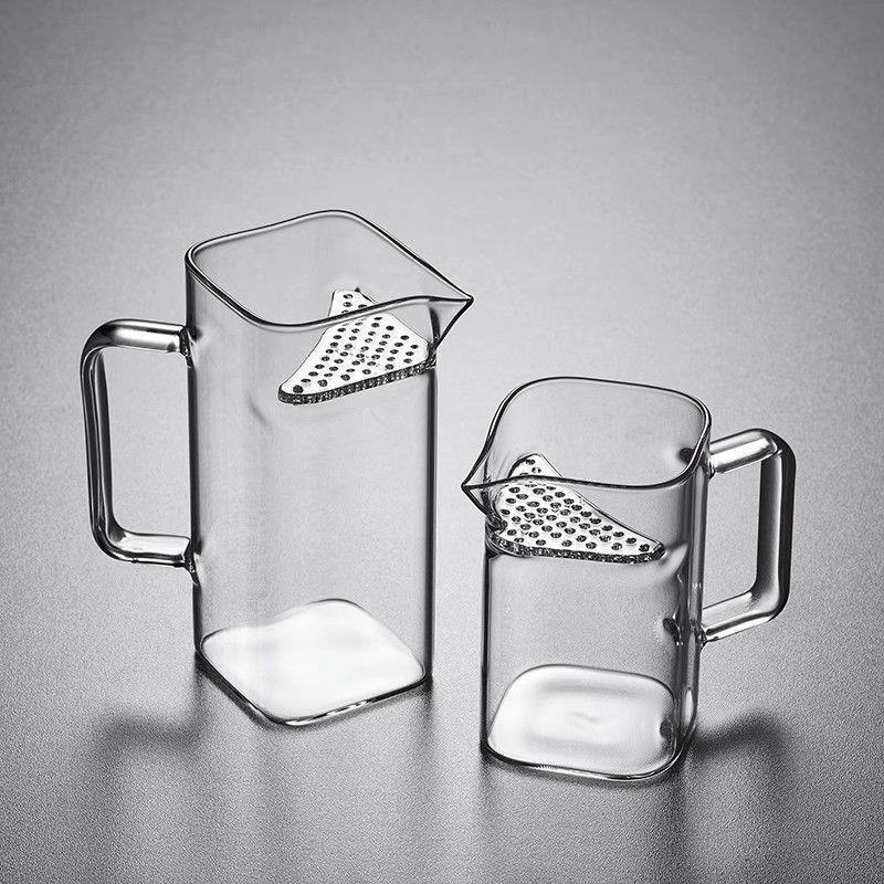 绿茶泡茶器加厚玻璃公道杯